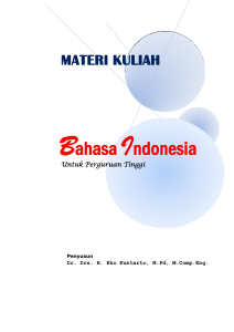 Bahasa Indonesia - Repository Unja