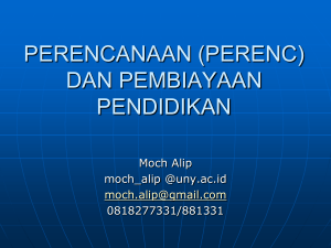 materi power point kuliah perencanaan dan pembiayaan