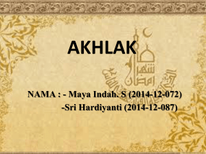 akhlak - 201412072 - Maya Indah Sosilawati