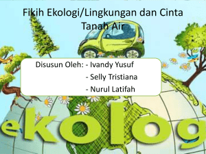 Fikih Ekologi/Cinta Tanah Air