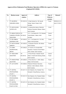 Appendix 1 - Mard.gov.vn