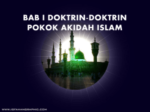 Doktrin-doktrin Pokok Aqidah Islam