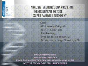 analisis sequence dna virus h1n1 menggunakan
