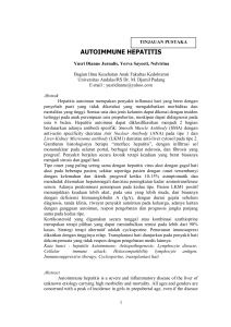 autoimmune hepatitis - Majalah Kedokteran Andalas