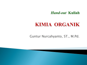 Hand-out Kuliah KIMIA ORGANIK