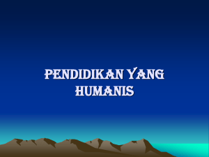 bab ix pendidikan yang humanis