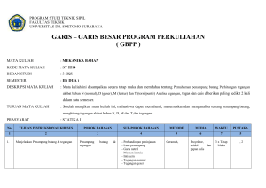 garis * garis besar program perkuliahan