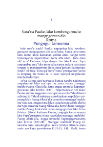 Roma Pungngu` tannunna