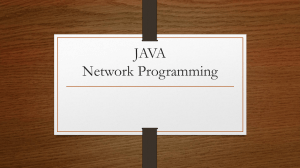 JAVA Network Programming