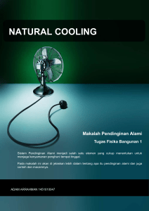 natural cooling - E-learning UPN JATIM
