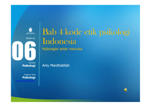 Bab 4 kode etik psikologi Indonesia