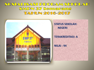 Profil SMPN 37 Semarang - SMP Negeri 37 Semarang