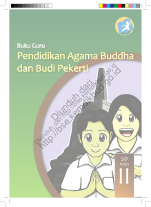 Pendidikan Agama Buddha dan Budi Pekerti Pendidikan
