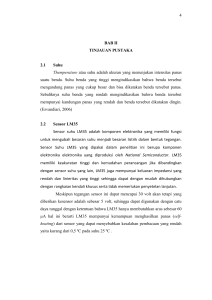 4 BAB II TINJAUAN PUSTAKA 2.1 Suhu Themperature atau suhu