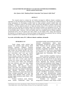 AGRIPLUS, Volume 23 Nomor : 01 Januari 2013, ISSN 0854-0128