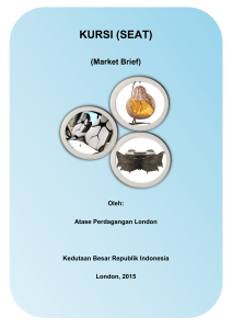 kursi (seat) - Kementerian Perdagangan Republik Indonesia