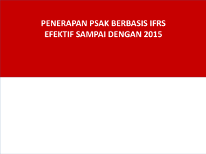 Overview implementation IFRS 25032015