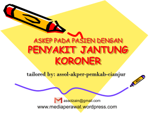 askep pada pasien dengan penyakit jantung koroner