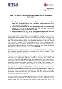 iREAP POS Lite 100.000 Full Press Release – Indonesia