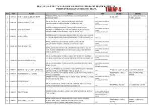 tahap4 - Politeknik Harapan Bersama Tegal