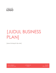 judul business plan - Mayang Adelia Puspita