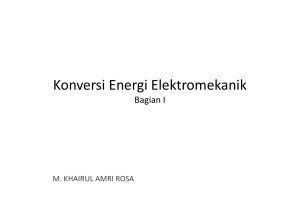 Konversi Energi Elektromekanik g