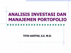 analisis investasi dan manajemen portofolio