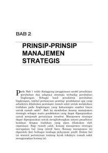 prinsip-prinsip manajemen strategis
