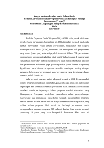 Materi Bahruddin, S.Sos, M.Sc - Departemen Pembangunan Sosial