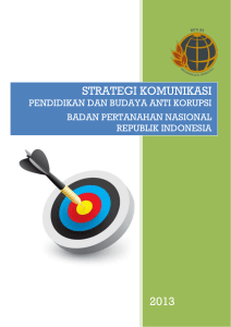 strategi komunikasi 2013