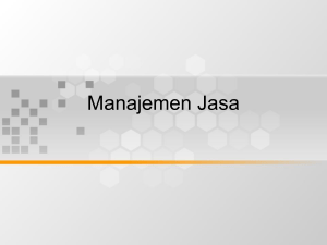 Manajemen Jasa - Binus Repository