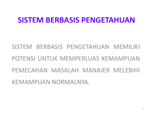 bab xvi sistem berbasis pengetahuan