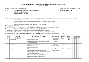 RPKPS geologi teknik 2012 - runi asmaranto Dr., ST., MT.