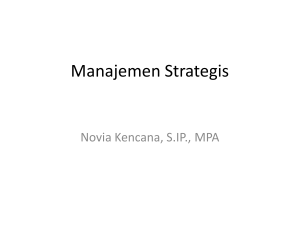 Manajemen Strategis - UIGM | Login Student