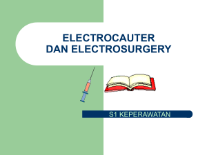 ELECTROCAUTER DAN ELECTROSURGERY