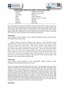 ujian akhir semester ganjil tahun 2015/2016
