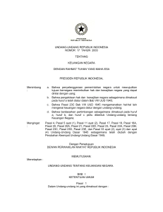 undang-undang republik indonesia nomor 17 tahun 2003 tentang