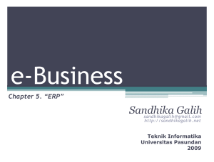 ERP. - Sandhika Galih