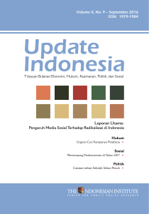 Laporan Utama: - The Indonesian Institute