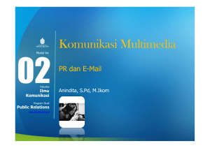 Komunikasi Multimedia - Universitas Mercu Buana
