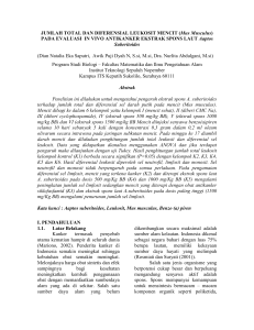JUMLAH TOTAL DAN DIFERENSIAL LEUKOSIT MENCIT