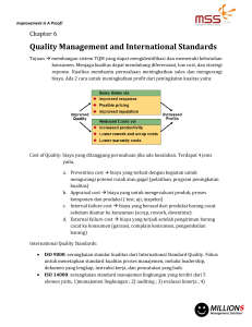 Quality Management and International Standards