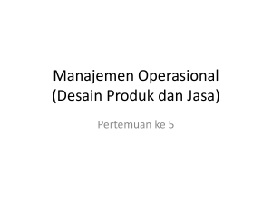 Manajemen Operasional - Data Dosen UTA45 JAKARTA