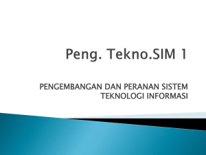 Peng. Tekno.SIM 1 - Official Site of Abdul Hafidh Sidiq