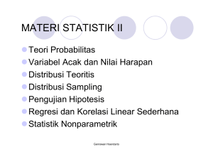 materi statistik ii