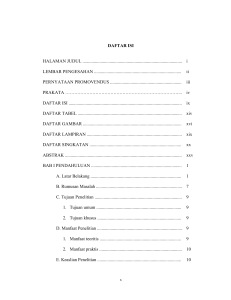 DAFTAR ISI HALAMAN JUDUL