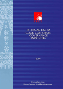 Pedoman Umum GCG Indonesia 2006