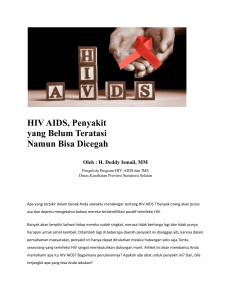 Apa Itu HIV AIDS? - Dinas Kesehatan Provinsi Sumatera Selatan