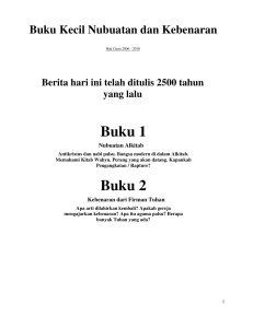 Buku Kecil Nubuatan dan Kebenaran