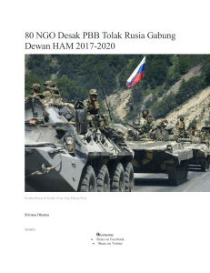 80 NGO Desak PBB Tolak Rusia Gabung Dewan HAM 2017-2020